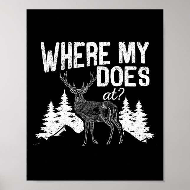 Affiche Où Est Mon Travail À Funny Saison De Chasse Aux Ce (Devant)