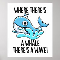 Où il y a une baleine il y a une vague Drôle d'ani