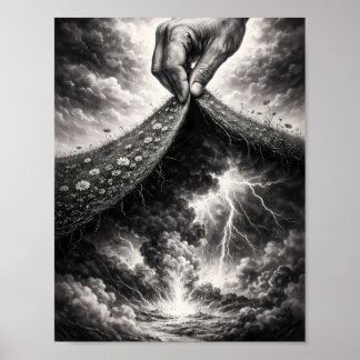 Affiche Où la merveille se termine et les tempêtes commenc
