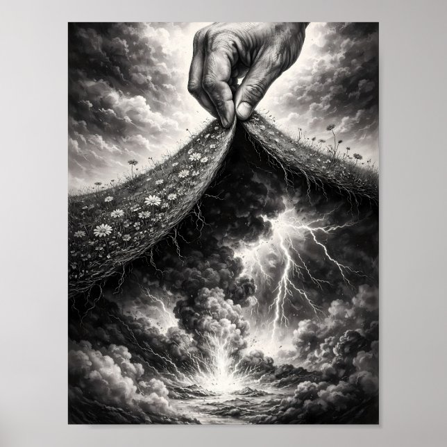Affiche Où la merveille se termine et les tempêtes commenc (Devant)