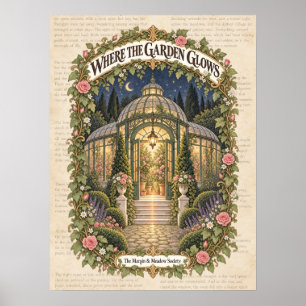 Affiche Où le jardin brille