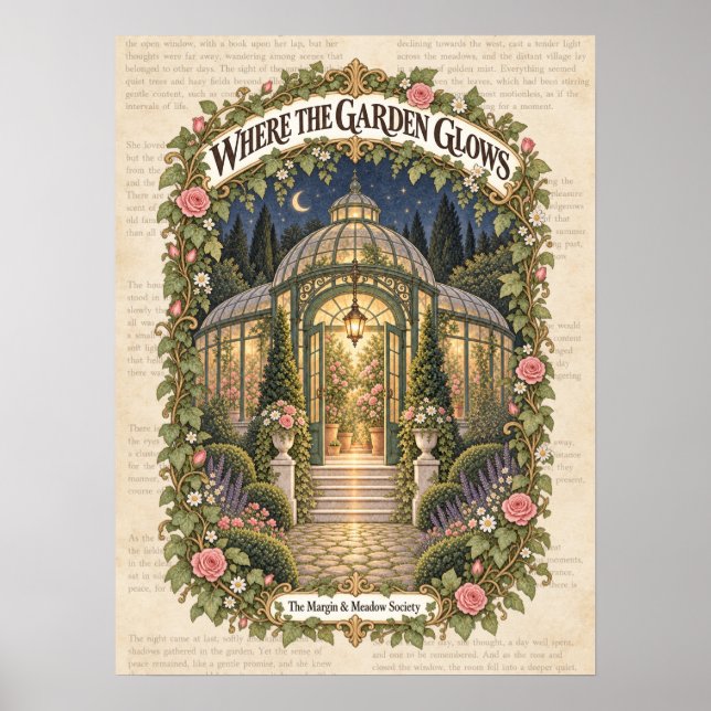 Affiche Où le jardin brille (Devant)