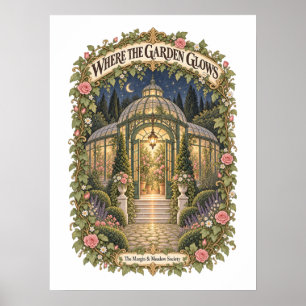 Affiche Où le jardin brille