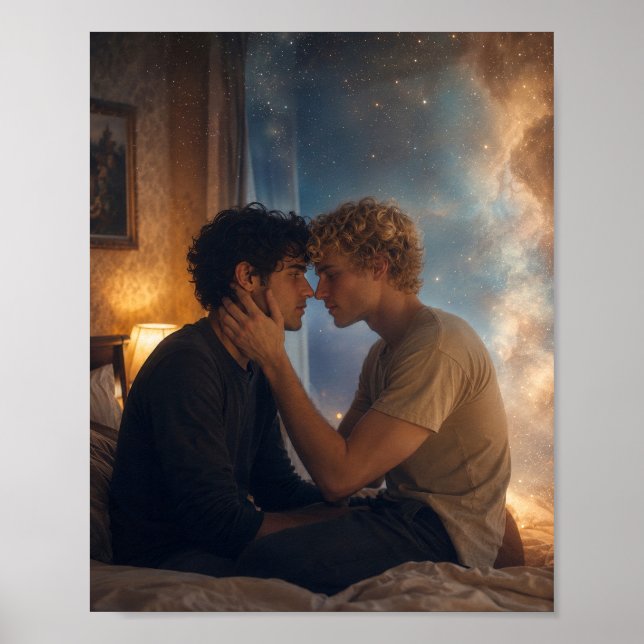 Affiche Où les murs se dissolvent | Projet d'art gay (Devant)