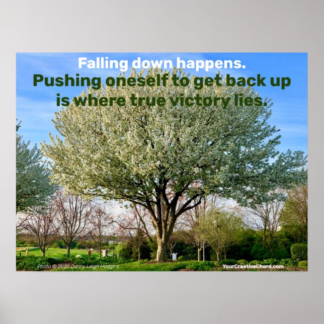 Affiche Où Se Trouve La Vraie Victoire. (Devant)