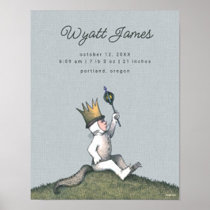 Affiche Où sont les choses sauvages - King Max Statistiq