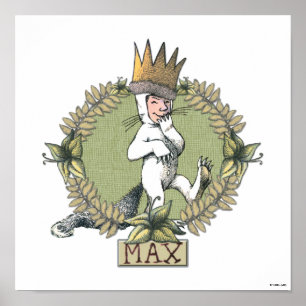 Affiche Où sont les monstres ?   Badge de Max