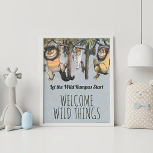 Affiche Où sont les monstres ? - Bienvenue pour l'annivers