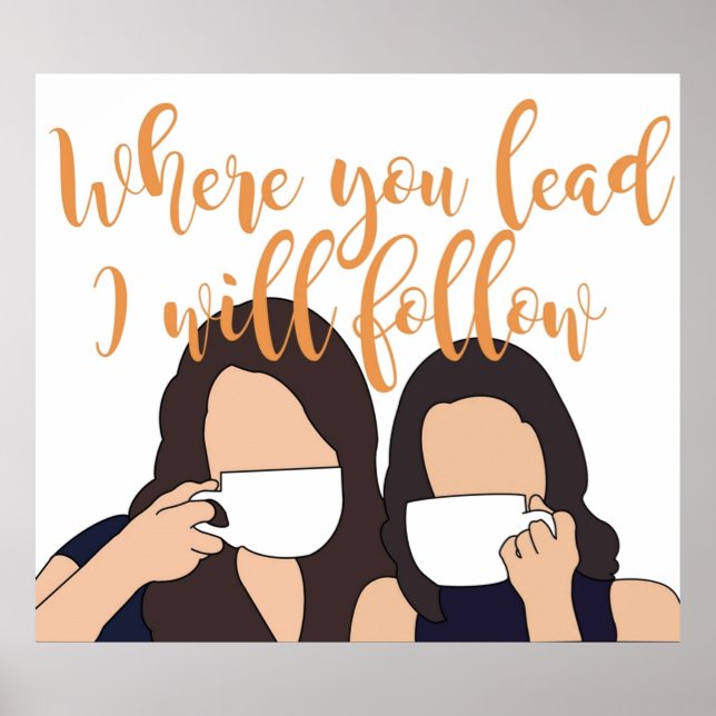 Affiche Où vous dirigerez, je suivrai (Devant)