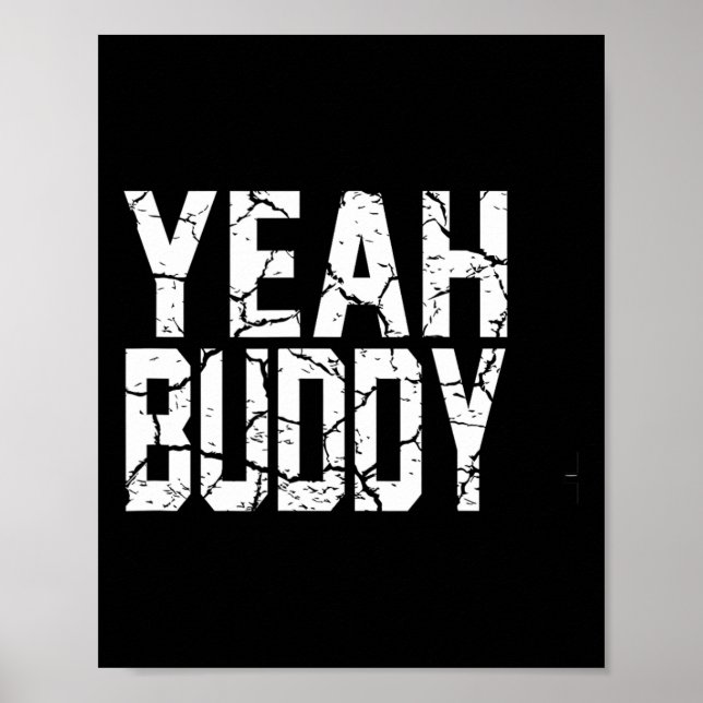 Affiche Ouais Buddy Light Weight Bodybuilder Bodybuilding  (Devant)