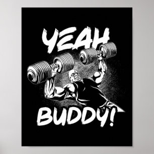 Affiche Ouais Buddy - Ronnie Coleman Db Banch Presse Gym M