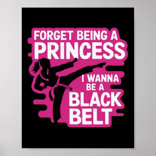 Affiche Oublie D'Être Une Princesse Je Veux Être Une Ceint