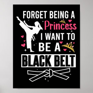 Affiche Oublie D'Être Une Princesse Je Veux Être Une Ceint