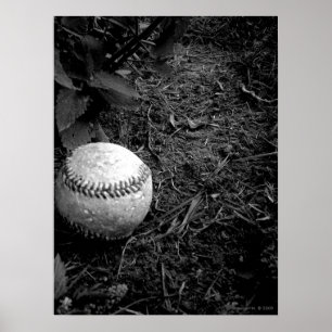 Affiche oubliée de base-ball