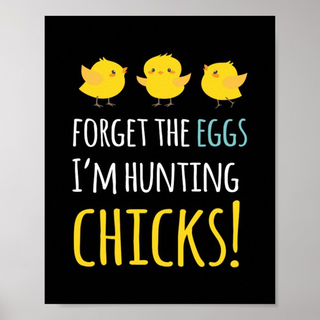 Affiche Oubliez Le Lapin Lapin De Pâques Oeufs Lapin Lapin (Devant)