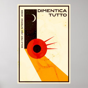 Affiche Oubliez tout ce que l'affiche de cinéma italien