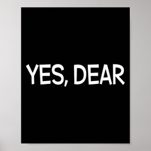 Affiche Oui Cher Humour Ironie Amusant