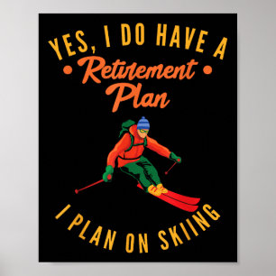 Affiche Oui, j'ai un plan de retraite, je prévois de faire