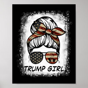 Affiche Oui, je suis une fille de Trump - Trump 2024 Elec