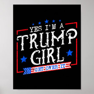 Affiche Oui, Je Suis Une Fille Trump Qui Remet Les Cadeaux