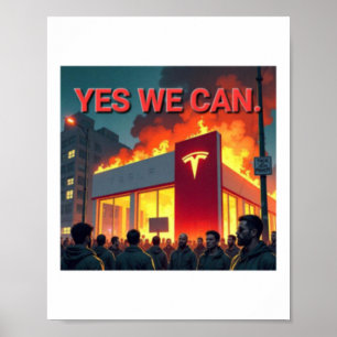 Affiche Oui, nous pouvons autocollant