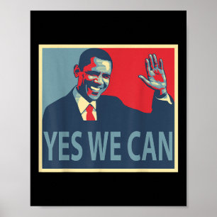 Affiche Oui, nous pouvons Barack Obama