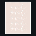 Affiche Oui Oui Oui Oui Peach Arrière - plan<br><div class="desc">Oui Oui Oui Oui Peach Arrière - plan</div>