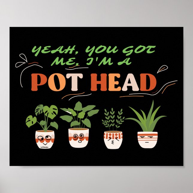 Affiche OUI, TU M'AS EU, JE SUIS UN PLONGEUR POTHEAD drôle (Devant)