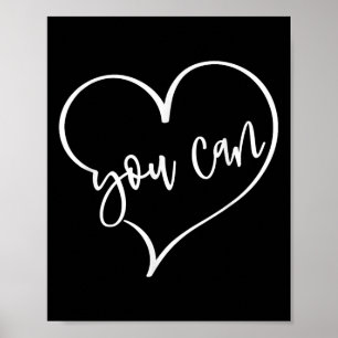 Affiche Oui, vous pouvez le faire, n'importe quoi, motivat
