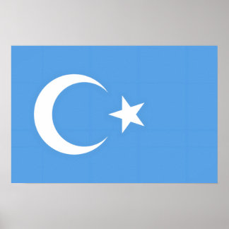 Affiche Ouïghour / Turkestan oriental