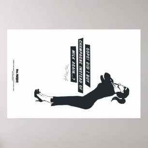 Affiche Oups ! Ai-je acheté du champagne au lieu de du lai
