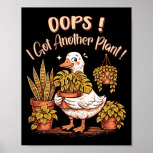 Affiche Oups, j'ai une autre plante, drôle d'amateur de pl