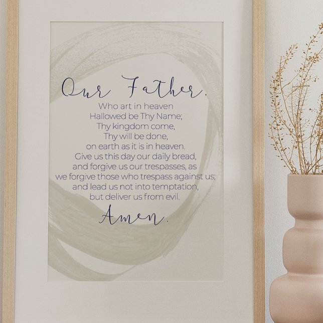 Affiche Our Father, The Lord's Prayer Wall art (Créateur téléchargé)