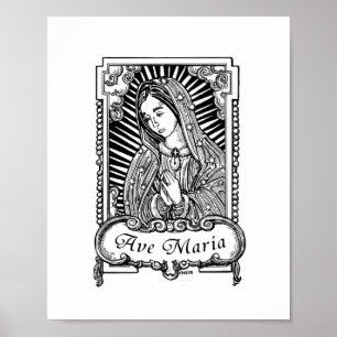 Affiche Our Lady of Guadalupe (I)