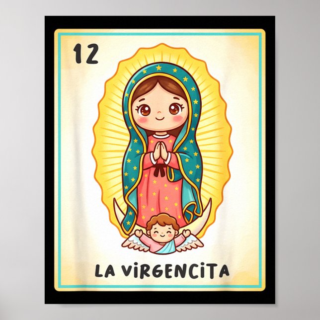 Affiche Our Lady Of Guadalupe La Virgencita Mexico For Kid (Devant)