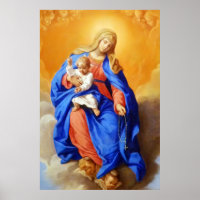 Our Lady of the Rosary Virgin Mary Mattes