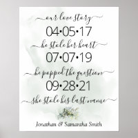 Our love story Best day yes day eucalyptus wedding