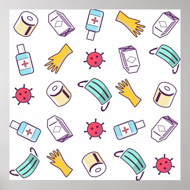 Affiche Our New Reality, necessary for pandemic (Devant)