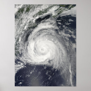 Affiche Ouragan Bill outre de la Côte Est