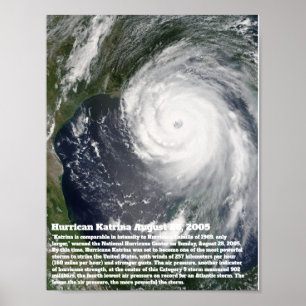 Affiche Ouragan Katrina