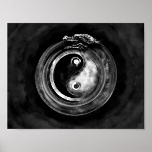 Affiche Ouroboros Yin - Yang