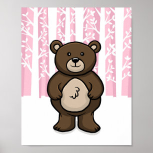 Affiche Ours animal de la forêt