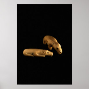 Affiche Ours blancs d'Inuit, 14ème - XVème siècle