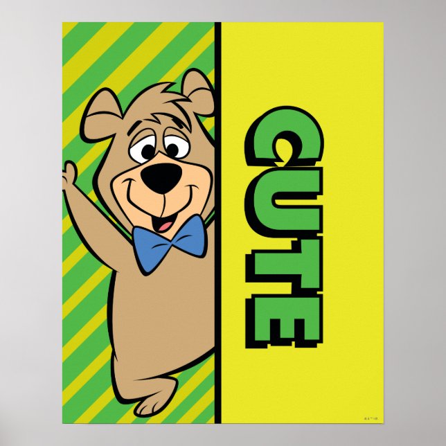 Affiche Ours Boo-Boo mignon (Devant)