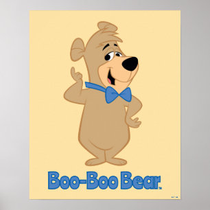 Affiche Ours Boo-Boo Précocieux