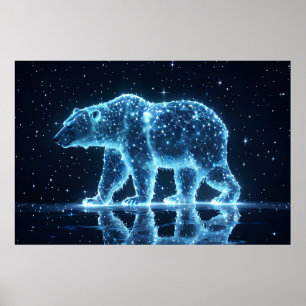 Affiche Ours céleste - Esprit de Constellation Animal