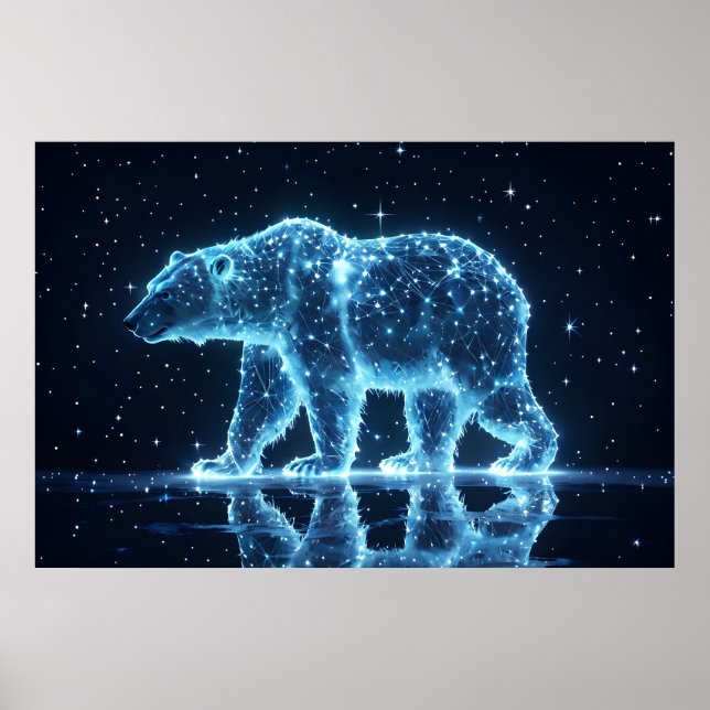 Affiche Ours céleste - Esprit de Constellation Animal (Devant)