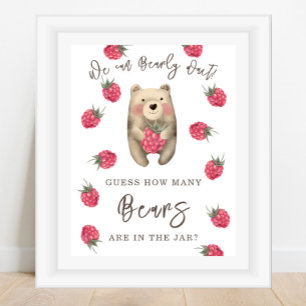 Affiche OURS - Combien d'ours y a-t-il dans le pot