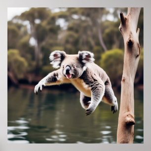 Affiche Ours de chute australien Koala
