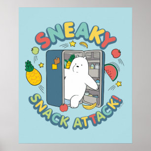 Affiche Ours De Glace - Attaque Snack Sneaky!